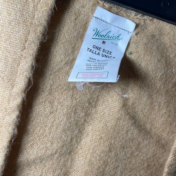 Woolrich plaid blanket wrap shawl - Picture 4 of 4